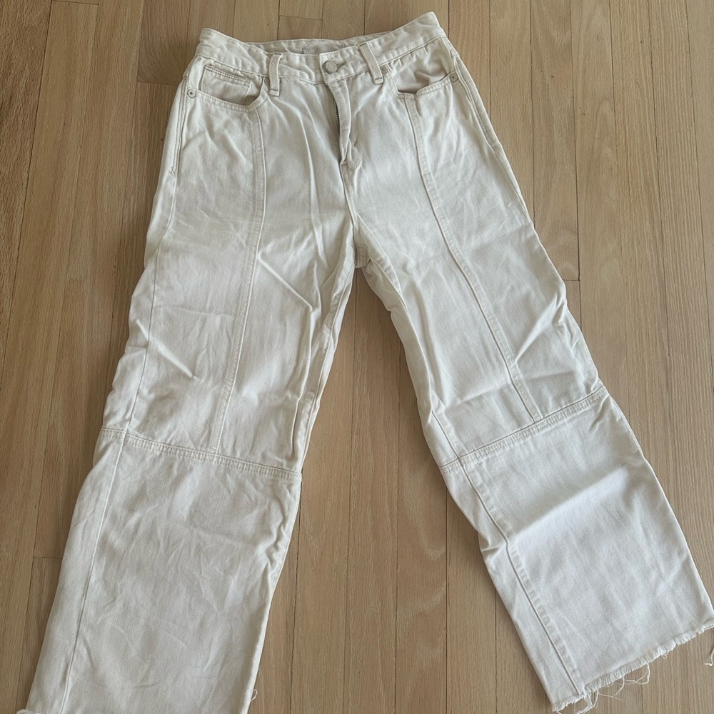 Habitual Cream Flare Jeans